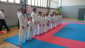 Nástup kata 8. kyu
